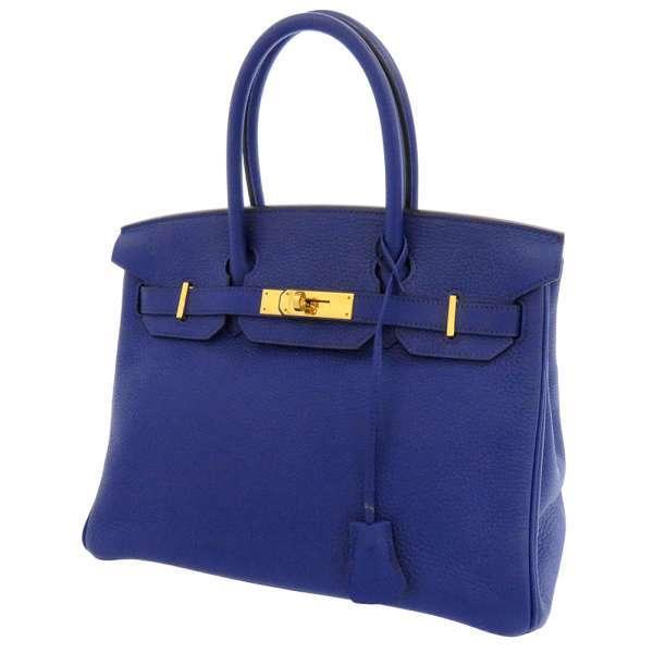 HERMES（エルメス） バーキン30 ブルーエレクトリック/ゴールド金具 