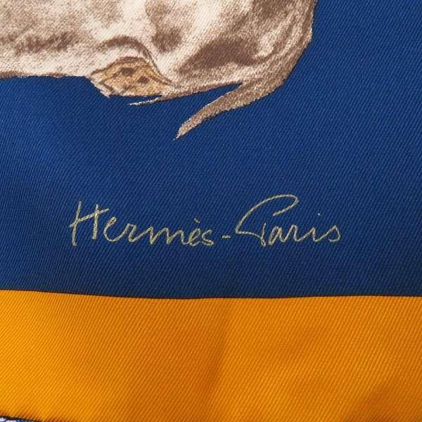 HERMES エルメス スカーフ カレ70 バセットハウンド Les Bassets HERMES エルメス スカーフ カレ70 バセットハウンド Les Bassets