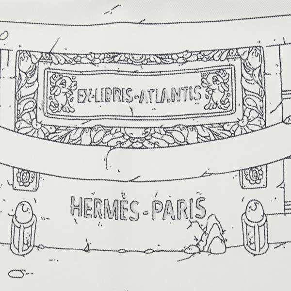 HERMES エルメス スカーフ カレ エクスリブリス・アトランティス HERMES エルメス スカーフ カレ エクスリブリス・アトランティス