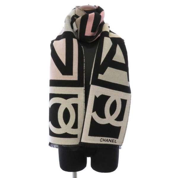 CHANEL（シャネル） マフラー ココマーク ロゴ ウール カシミヤ