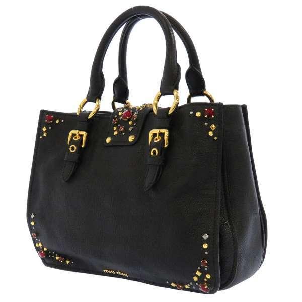 miu ミュウミュウ マドラス スタッズ RNS799 Miu バッグ 2way 