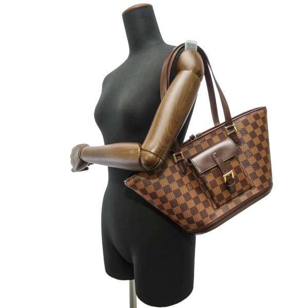 美品LOUIS VUITTON ルイヴィトンダミエ・エベヌ N51121 LOUIS VUITTON（ルイ・ヴィトン） ハンドバッグ ダミエ・エベヌ