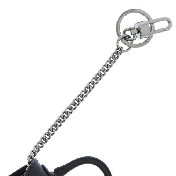 デルボー バッグチャーム ブリヨン Delvaux チャーム キーホルダー 黒
