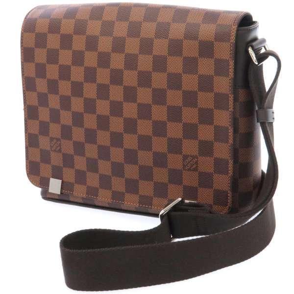 美品　ルイヴィトン ダミエ エベヌ ディストリクトPM NM N41031 LOUIS VUITTON（ルイ・ヴィトン） ショルダーバッグ ダミエ・エベヌ