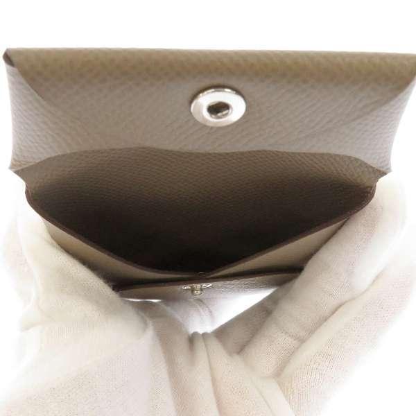 HERMES（エルメス） コインケース バスティア エトゥープ ヴォー