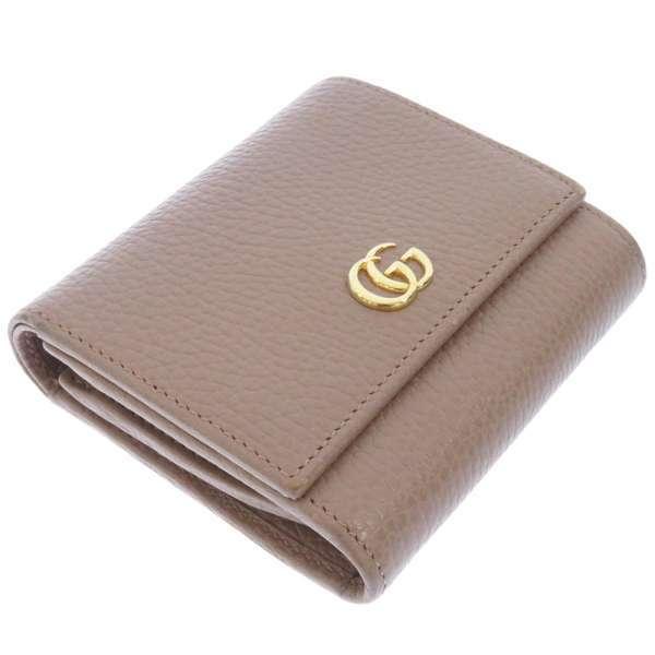 GUCCI（グッチ） 財布 GGマーモント レザー ウォレット ピンク 598587
