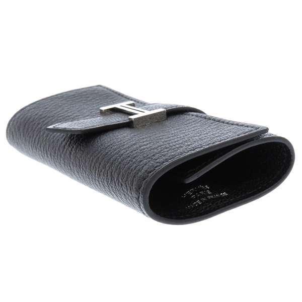 【美品】HERMES べアン 6連キーケース 黒 シルバー金具 シェブルミゾル 美品】HERMES べアン 6連キーケース 黒 シルバー金具 シェブルミゾル