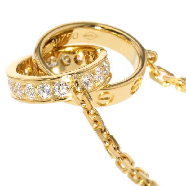 Cartier カルティエ ネックレス ベビーラブ ダイヤモンド 18P 0.22ct  