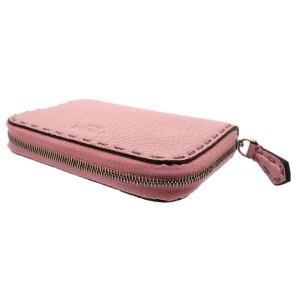 FENDI フェンディ ラウンドジップ コインケース ピンク 【公式通販】