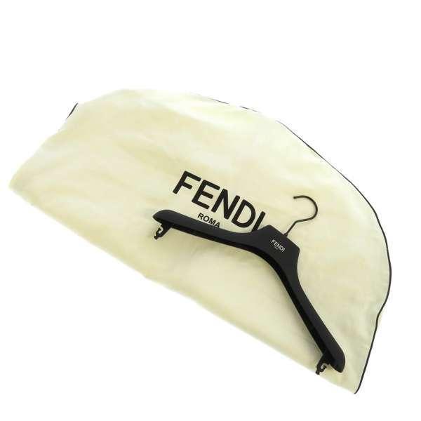 FENDI（フェンディ） ポンチョ ズッカ柄 ウール シルク FXX713 FENDI