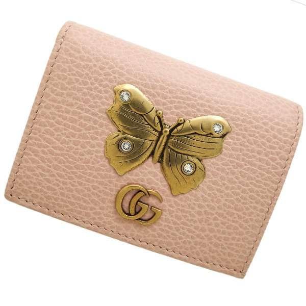 GUCCI（グッチ） 財布 GGマーモント バタフライ 二つ折りコンパクト