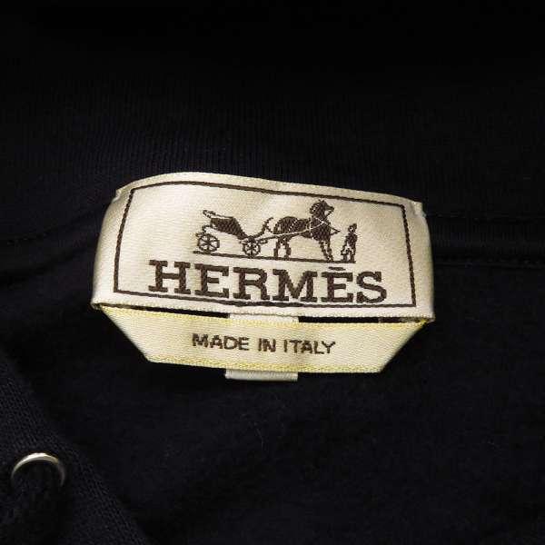 HERMES/エルメスホースパッチレザーパーカーMサイズ