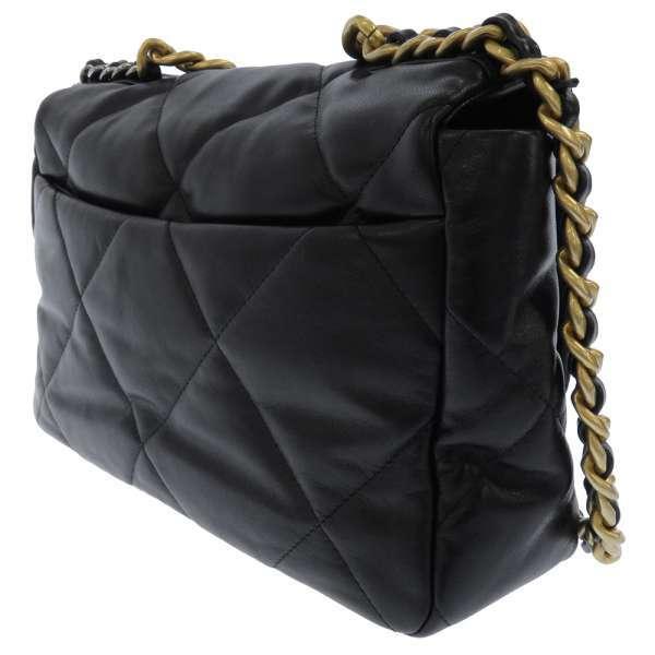 CHANEL シャネル チェーンショルダーバッグ 19 ラージ ラムスキン  