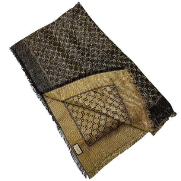GUCCI（グッチ） スカーフ GG柄 フリンジ マフラー 558274 GUCCI