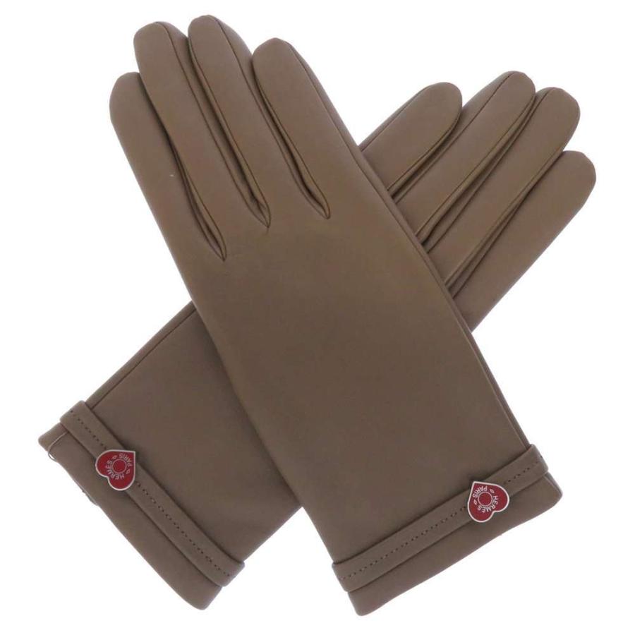 エルメス グローブ ドリームラブ トープ シルバー金具 ラムスキン レディースサイズ7 レディースサイズ7 トープ シルバー金具 Hermes 手袋 財布 帽子 ファッション小物 Gallery Rare 福袋セール値下げ