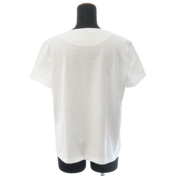 HERMES エルメス Tシャツ クリケティス 刺繍入り レディースサイズ42 