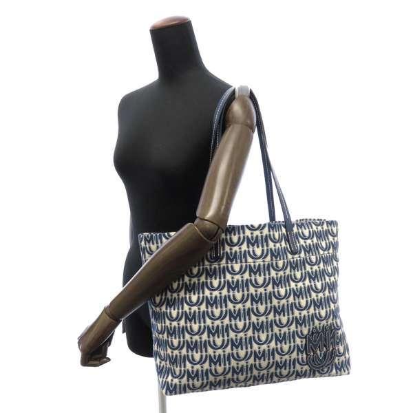 miu miu（ミュウミュウ） トートバッグ ジャカードロゴ入り レザー