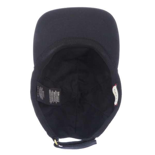 GUCCI LOVED 刺繍帽子 キャップ黒Lサイズ