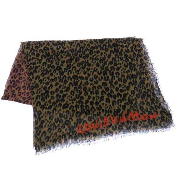 .*M様 LOUIS VUITTON ルイヴィトンレオパードカシミヤシルクストー LOUIS VUITTON（ルイ・ヴィトン） ストール レオパード カシミヤ