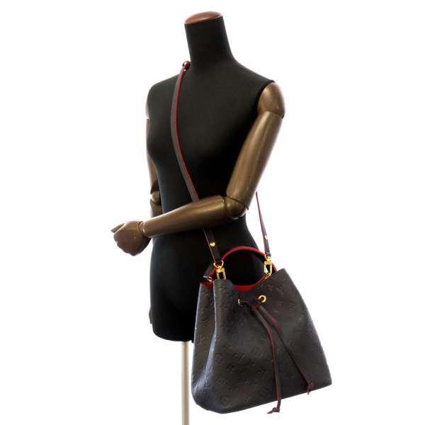 ルイヴィトン LOUIS VUITTON ショルダーバッグ モノグラムアンプラント ネオノエ M45306 ネイビー LOUIS VUITTON（ルイ・ヴィトン） ショルダーバッグ モノグラム・アン