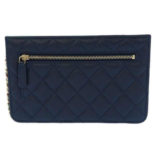 CHANEL シャネル チェーンウォレット ココマーク マトラッセ 