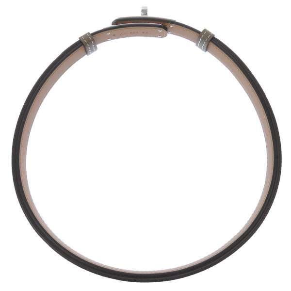 HERMES（エルメス） ケリーベルト エトゥープ/シルバー金具 ヴォー