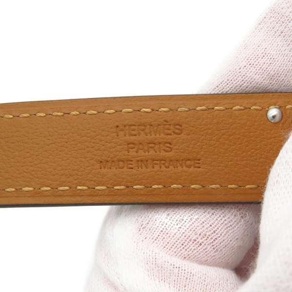 HERMES（エルメス） ケリーベルト エトゥープ/シルバー金具 ヴォー