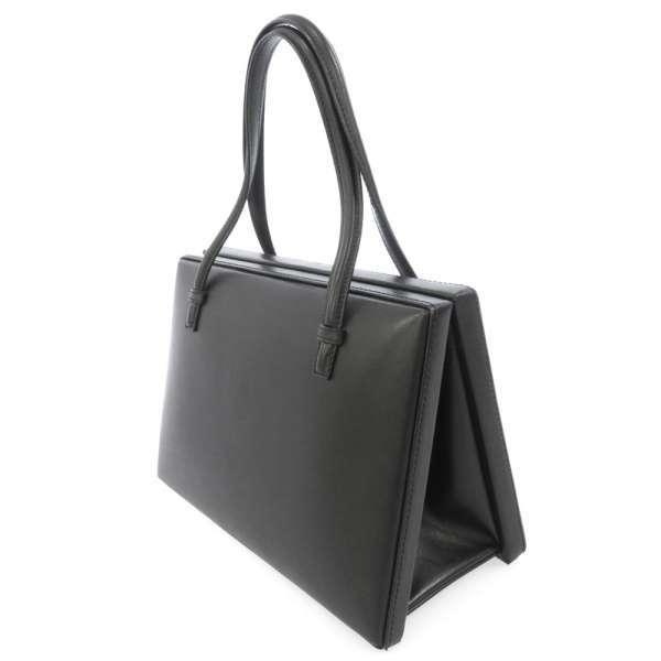 LOEWE（ロエベ） ハンドバッグ ロゴ レザー バッグ がま口 黒 安心保証