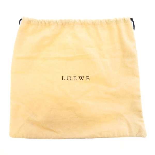 LOEWE（ロエベ） ハンドバッグ ロゴ レザー バッグ がま口 黒 安心保証