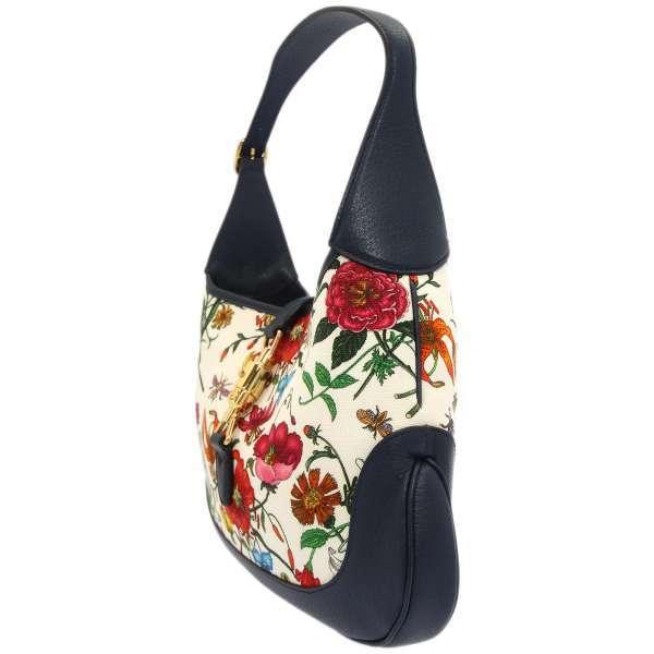GUCCI グッチ GG柄 ホーボーバッグ ショルダーバッグ レディース GUCCI（グッチ） ショルダーバッグ ジャッキー フローラ ミディアム