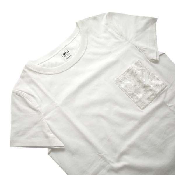HERMES エルメス Tシャツ クリケティス刺繍 ストレートカット 