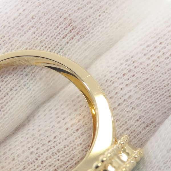 ヴァンクリーフ&アーペル ダイヤリング ヴィンテージアルハンブラ マラカイト V8762 | [中古]ヴァンクリーフ&アーペル ヴィンテージ アルハンブラ