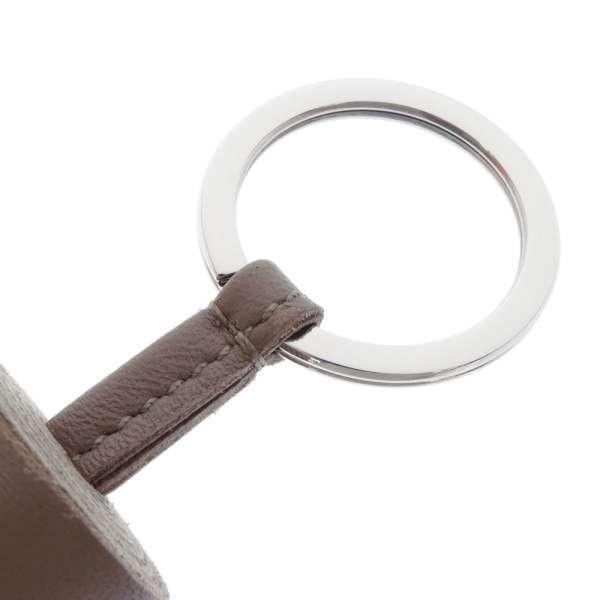 HERMES（エルメス） キーホルダー カルメン エトゥープ/シルバー金具
