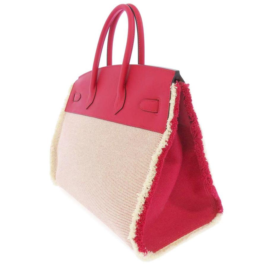 エルメス バーキン35 フレイフレイ フランボワーズ/シルバー金具