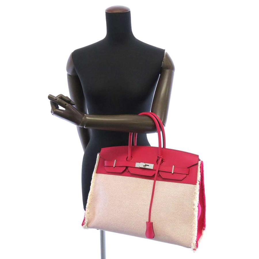 エルメス バーキン35 フレイフレイ フランボワーズ/シルバー金具