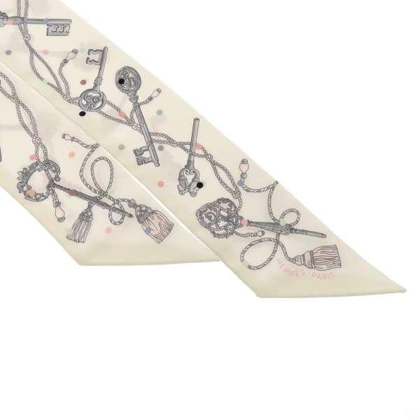 HERMES（エルメス） スカーフ ツイリー レクレアポア Les Cles a Pois
