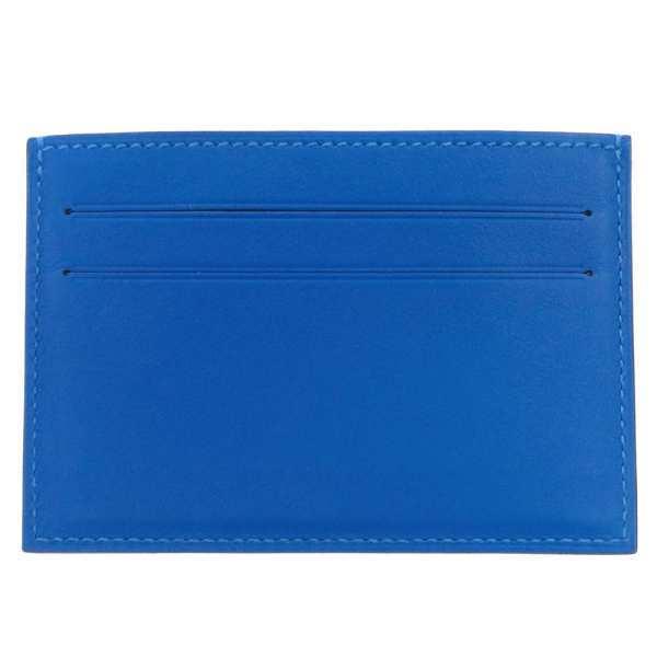 HERMES（エルメス） カードケース シチズンツイル シルクイン ブルー