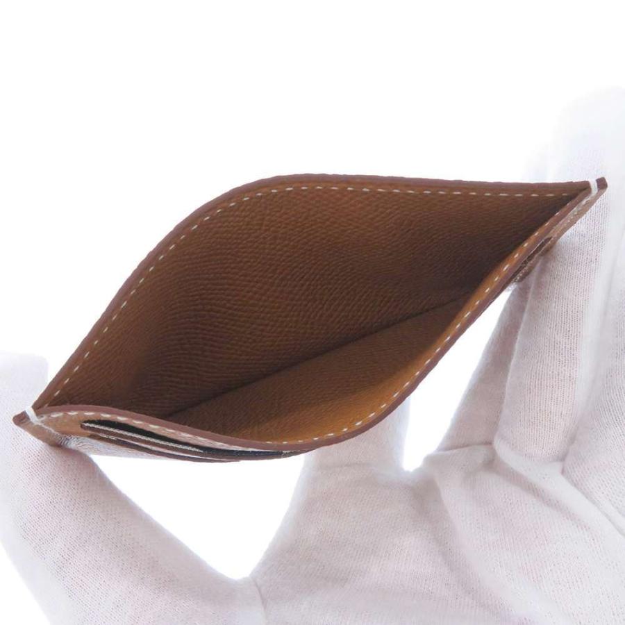 エルメス カードケース シチズンツイル シルクイン ゴールド ヴォー  