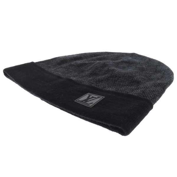 LVニット帽 m70009 ブラック LOUIS VUITTON】ルイヴィトン『ボネ・プティ ダミエ』M70009 ユニ