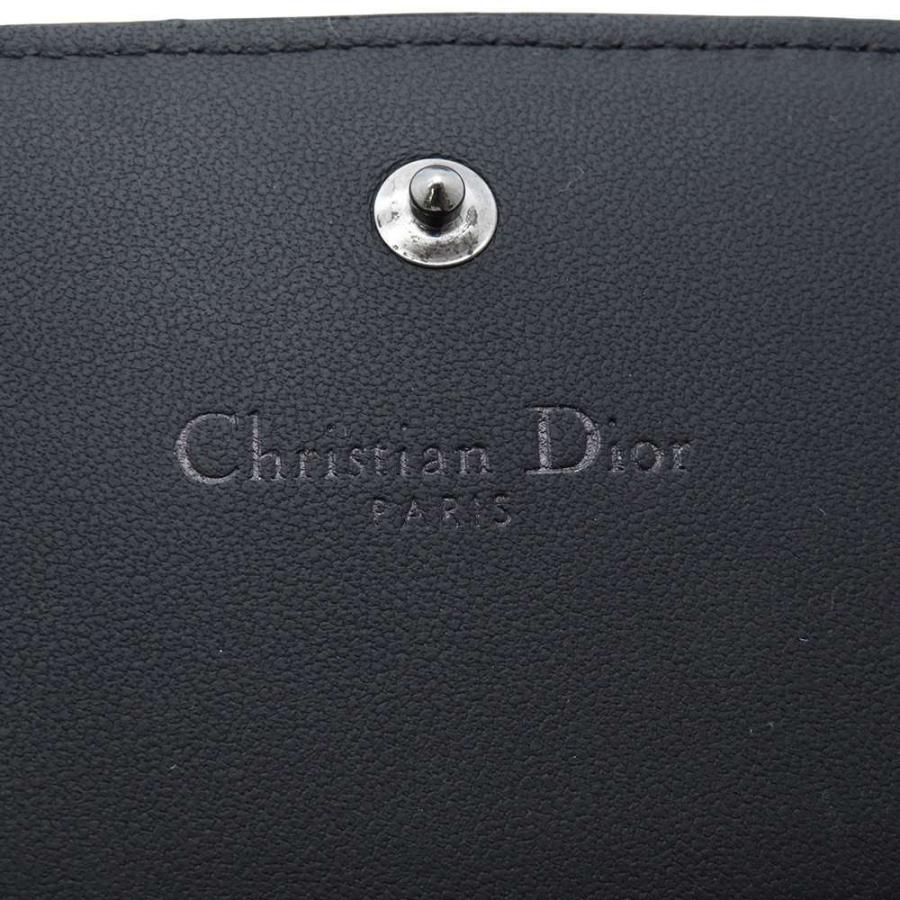 クリスチャン・ディオール 二つ折り財布 レディディオール カナージュ