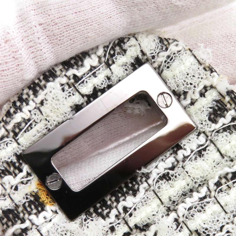 シャネル チェーンショルダーバッグ 2.55 アイコン ツイード ココマーク CHANEL フラワー 白 シャネル チェーンショルダーバッグ 2.55 アイコン ツイード ココ