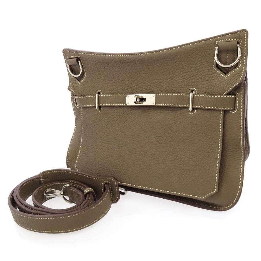 エルメス ショルダーバッグ ジプシエール28 エトゥープ/シルバー金具
