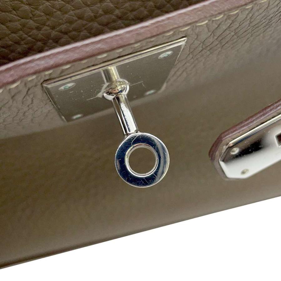 エルメス ショルダーバッグ ジプシエール28 エトゥープ/シルバー金具