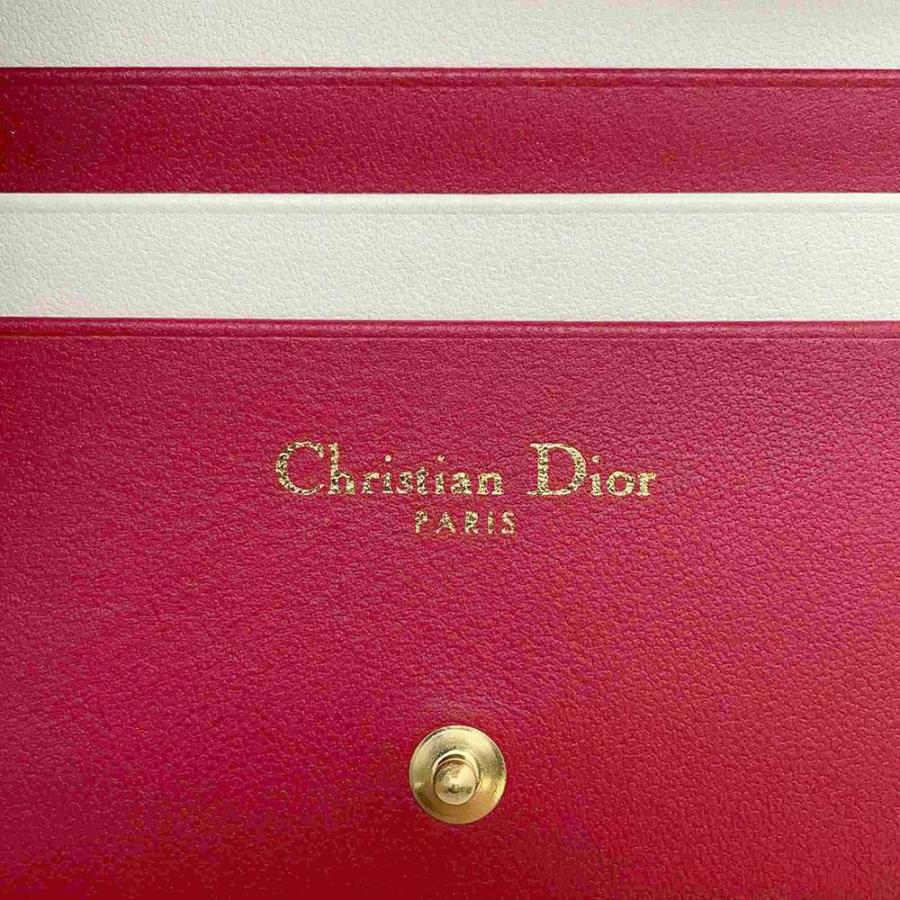 クリスチャン・ディオール 二つ折り財布 DIOR CARO マルチカラー
