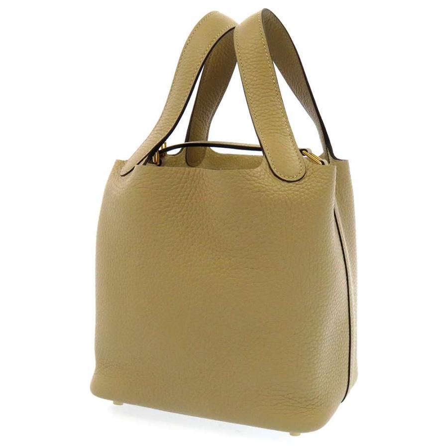エルメス ハンドバッグ ピコタンロックPM トレンチ/ゴールド金具 