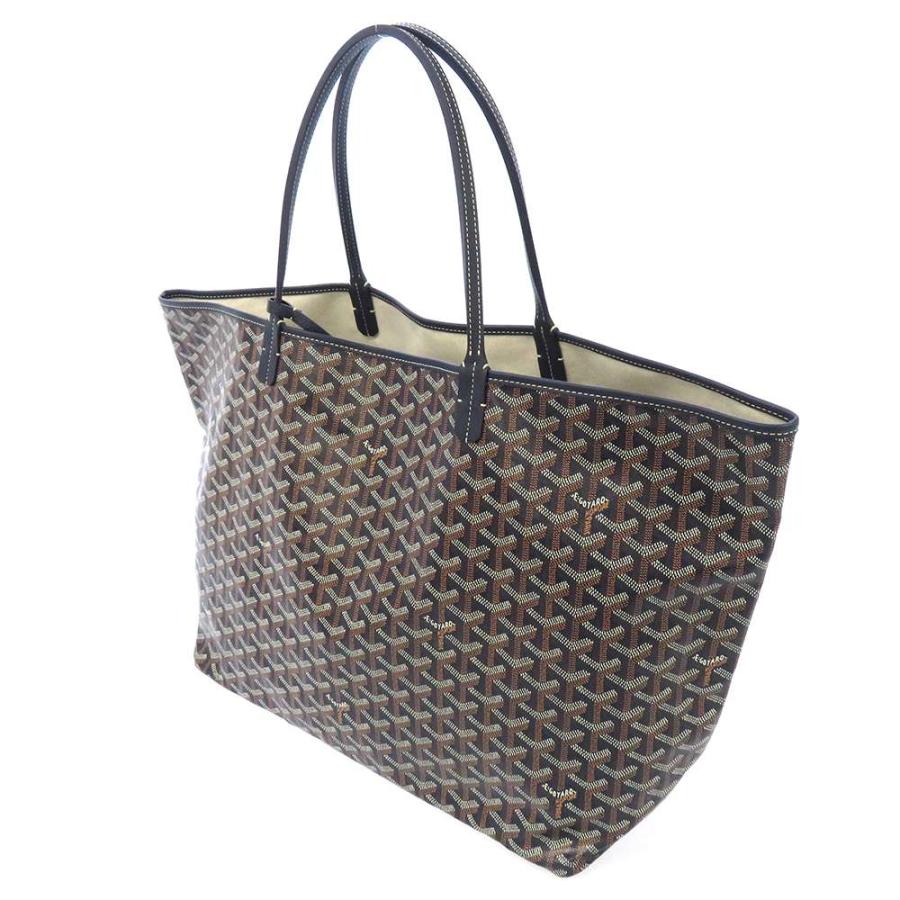ゴ-ヤ-ド ネイビー トートバッグ ポーチ付き ゴヤール トートバッグ サンルイGM GOYARD バッグ ポーチ付き