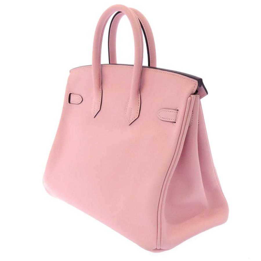 エルメス バーキン25 ローズサクラ/シルバー金具 スイフト X刻印