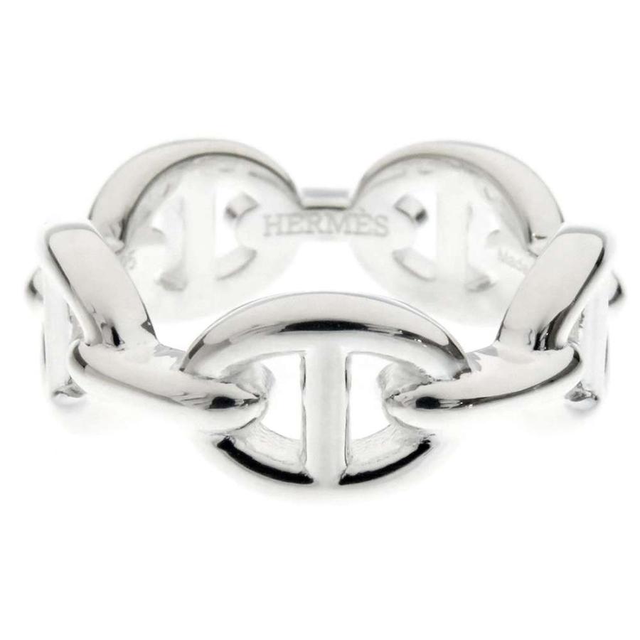 エルメス リング シェーヌダンクル アンシェネPM SV925 リングサイズ50