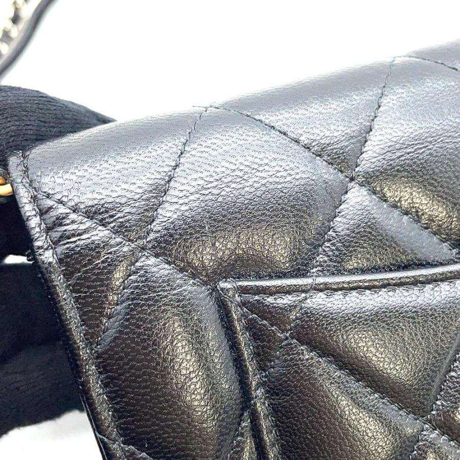 シャネル チェーンウォレット ココマーク ラムスキン AP2548 CHANEL