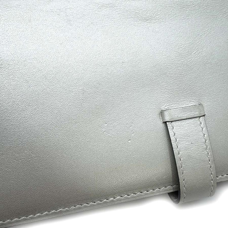 エルメス 長財布 ベアンクラシック シルバー/シルバー金具 ボックス